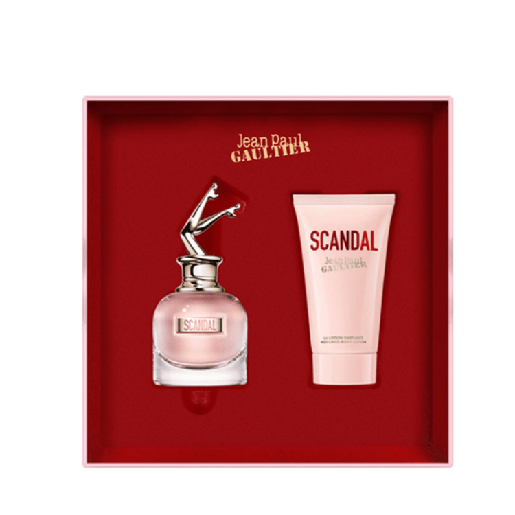 Jean Paul Gaultier Women's Perfume Jean Paul Gaultier Scandal A Paris Eau de Toilette Women's Perfume Gift Set Spray (50ml) with Body Lotion