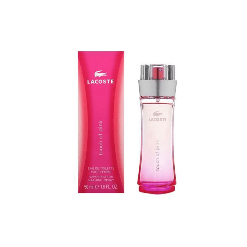 Lacoste pink perfume top boots