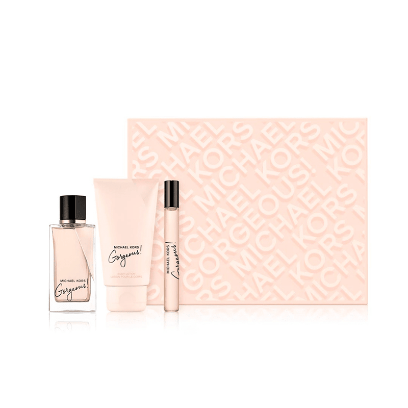 Michael Kors Gorgeous Eau de Parfum Women s Perfume Gift Set Spray 100ml with Body Lotion 10ml EDP