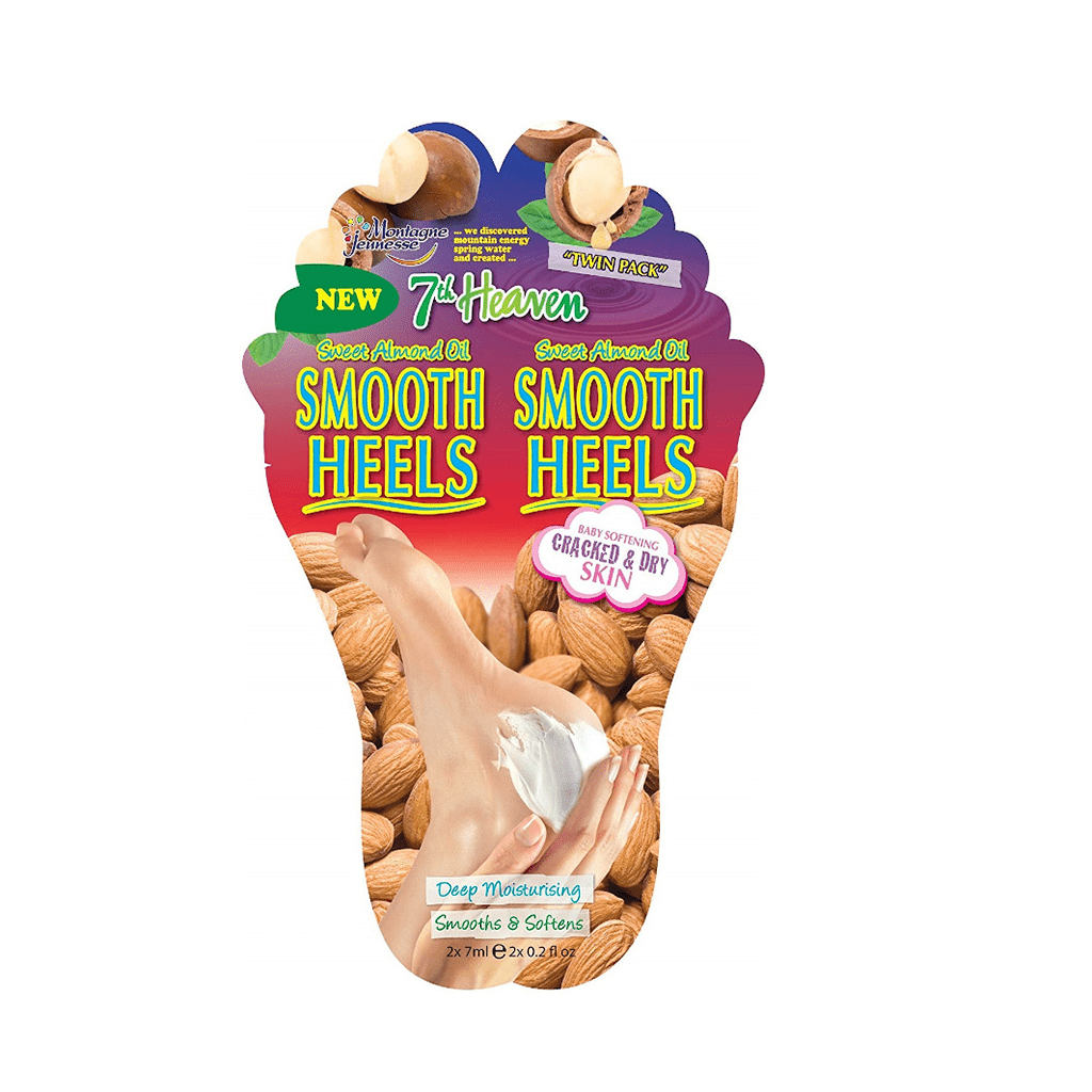 Montagne Jeunesse Foot Care Montagne Jeunesse 7th Heaven Smooth Heels Duo Foot Pack (7ml)