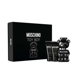 Moschino Men's Aftershave Moschino Toy Boy Gift Set Eau de Parfum (50ml) with 50ml Bath & Shower Gel, 50ml After Shave Balm