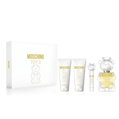 Moschino Women's Perfume Moschino Toy 2 Eau de Parfum Women's Spray Gift Set (100ml) with 10ml EDP + 100ml Shower Gel + 100ml Body Lotion