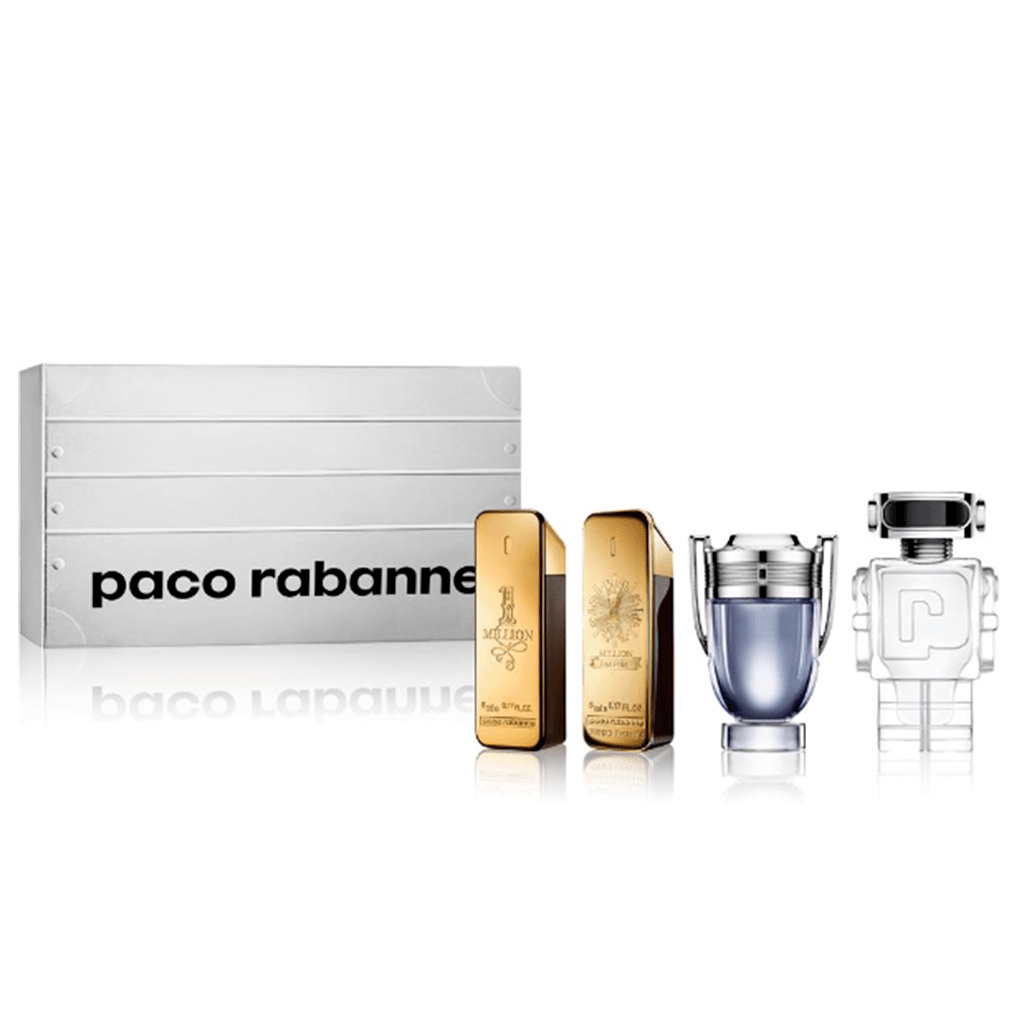 Paco Rabanne Men's Aftershave Paco Rabanne Men's Collection Miniatures Gift Set (5 x 5ml) - 1 Million EDP, Phantom EDT, Invictus EDT, 1 Million EDT
