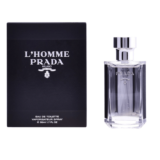 Prada Men's Aftershave Prada L'Homme Eau de Toilette Men's Aftershave Spray (50ml)