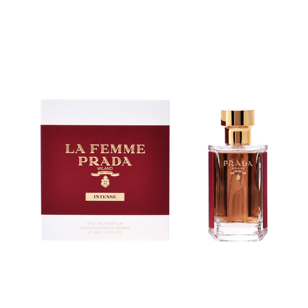 Prada Women's Perfume 35ml Prada La Femme Intense Eau de Parfum Women's Perfume Spray (35ml, 50ml, 100ml)