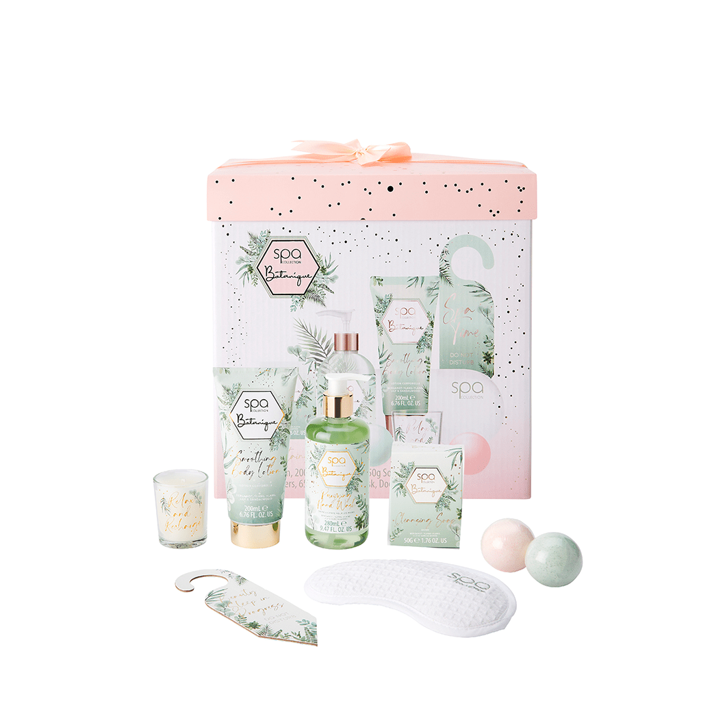 Style & Grace Gift Set Style & Grace Spa Botanique Home Spa Beauty Gift Set Eco Packaging