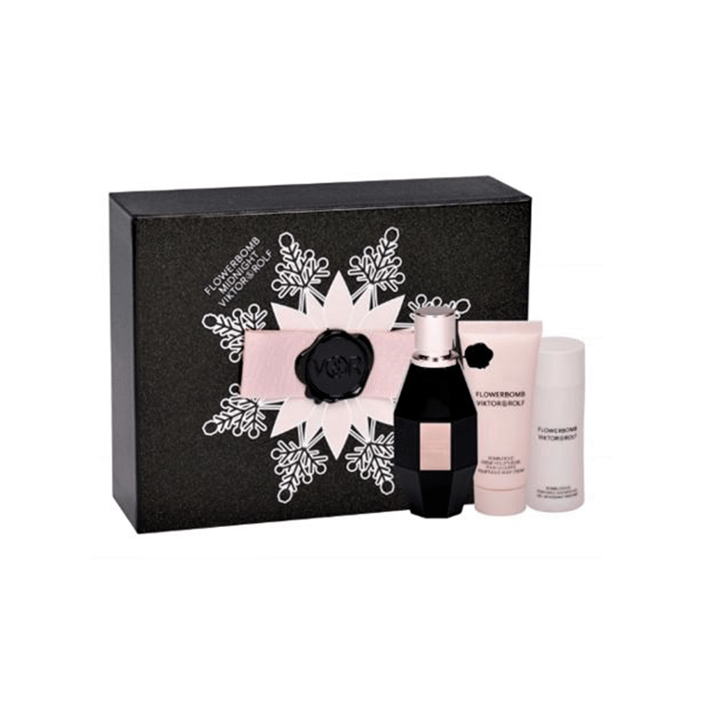 Viktor & Rolf Flowerbomb Midnight Women's Perfume Gift Set (50ml) with ...