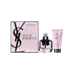 Yves Saint Laurent Women's Perfume YSL Mon Paris Eau de Parfum Women's Gift Set Spray (50ml) with Perfumed Body Lotion